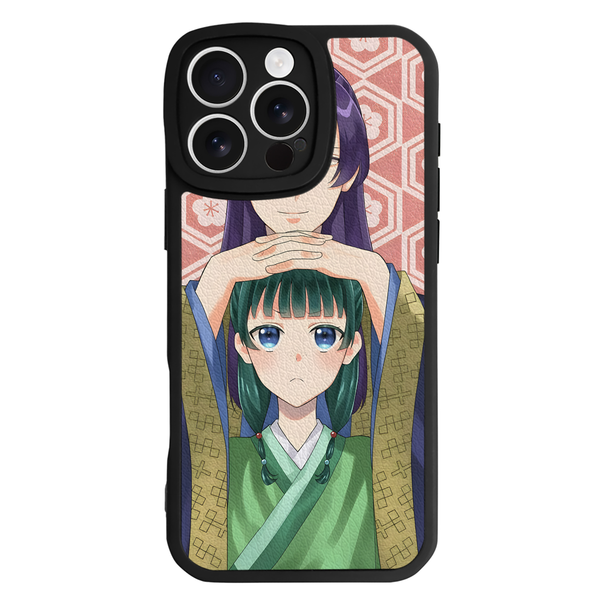 （画像用） 薬屋のひとりごと The Apothecary Diaries 【iPhone 16シリーズ対応】シリコンスマホケース（レザー調） 材質：シリコン